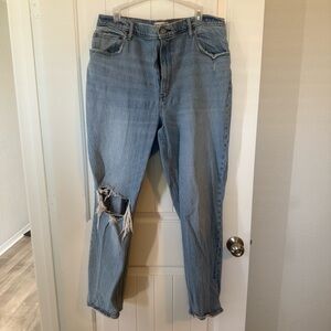 ABERCROMBIE & FITCH 90s straight ultra high rise curve love